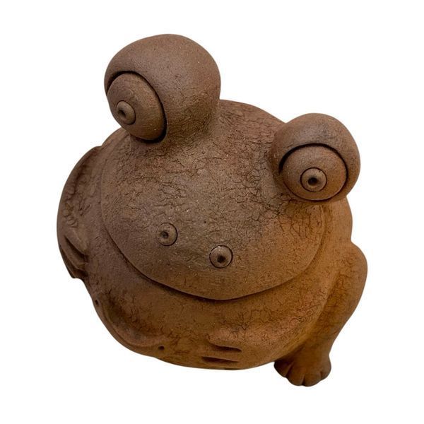 Фігурка &laquo;Жабеня&raquo; &mdash; Чайний улюбленець (Чашен), кераміка Цзяньшуй, майстер Фен Яо Чен 6949 фото